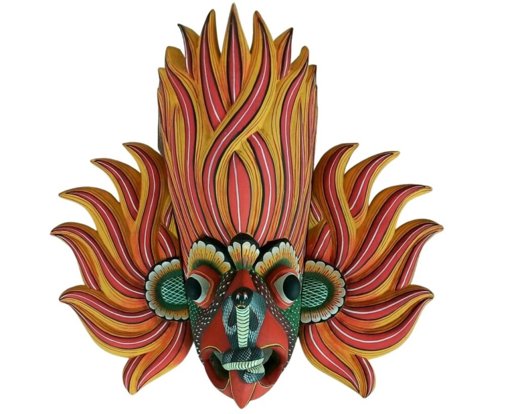 Máscara de Madera de Danza Tradicional